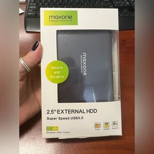Maxone 1 TB external hard drive